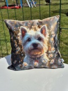Poszewka, poduszka piesek west terrier 40x40 dzień matki urodziny