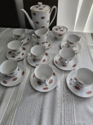 Porcelana wocławek serwis kawowy prl 