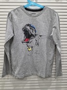 Bawełniana bluzka koszulka z długimi rekawami Carry r. 128