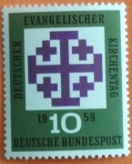 Niemcy DB znaczek 1959 # 314** Symbol
