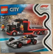 LEGO City 60493 ciężarówka F1 z bolidem Audi F1 - Nowy