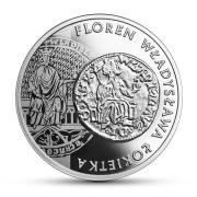 20 zł Floren Władysława Łokietka - Historia monety polskiej - 2015 + folder