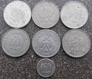 monety 1 złotowe zestaw 8 szt