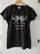 Czarna koszulka podróżnicza S Fruit Of The Loom