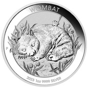 Srebrna moneta Australijski Wombat 1 uncja Srebra 2023