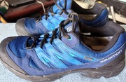 Buty męskie trekkingowe SALOMON,rozm.-42,5(43)-27,5 cm,uzyw.niebieskie