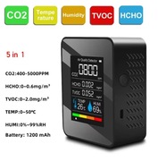 Wielofunkcyjny miernik CO2 5w1 Detektor dwutlenku węgla 