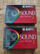 2x Kaseta magnetofonowa EMTEC Sound I 90 - Nowe w folii!