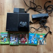 Xbox one + gry + kinect