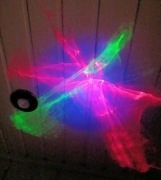 Liquidlaser laser ozdobny RG / LED niebieski dekoracja światłem