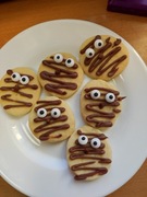 Ciastka domowe na halloween 