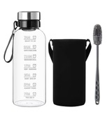 Szklany bidon Butelka na wodę 2L (2000ml) + Akcesoria