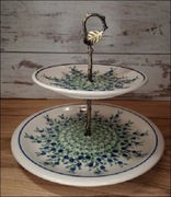 Patera ceramiczna Bolesławiec 2 w 1 27,5 cm ceramika Z.C. Bolesławiec 