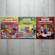 Książka Gang Produkciaków Biedronka część 1 2 3 komplet zestaw książek 2024