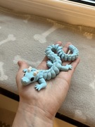 Flexi figurka 3D baby smok chiński niebieski fidget toy ozdoba dekoracja