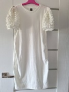 Biała sukienka ciążowa Ołówkowa na lato r. L