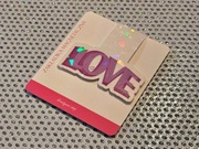 Zakładka magnetyczna „LOVE” z efektem holograficznym – Walentynki!