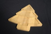 Deska bambusowa choinka z grawerem - idealna na prezent 26,5x30x1cm