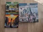 Gra planszowa kafelkowa solar City + 2 dodatki 