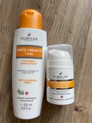 FLOSLEK krem + tonik wybielający przebarwienia