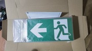 Znak ewakuacyjny lampka zielony lewo