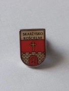 Herb gmina Skarżysko Kościelne 1 przypinka pin odznaka wpinka