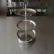 PATERA 3-POZIOMOWA ZE STALI NIERDZEWNEJ 