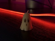 Ręcznie robiona świeca z wosku sojowego - Halloween (Duszek/Duch)