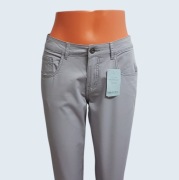 Damskie szare bawełniane spodnie rurki Blue Motion 40/L NOWE