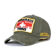 DSQUARED2 Czapka Bejsbolówka Twins ARMY GREEN