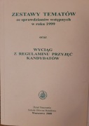 Szkoła Główna Handlowa. 1999 zbiór zadań przygotowujących do egzam wstęp