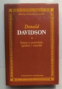 Donald Davidson: Eseje o prawdzie języku i umyśle / stan BDB!