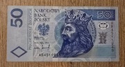 Banknot 50zł seria AB 1994r.