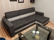 NAROŻNIK ROZKŁADANY Z FUNKCJĄ SPANIA I POJEMNIK NA POŚCIEL