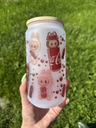 Szklanka matowa 550 ml Labubu coca cola