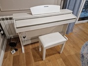 Pianino elektryczne dynatone slp175 wh + ławka/słuchawki