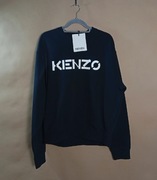 Kenzo Logo Classic Sweat Męska Czarna Bawełniana Nowa XL