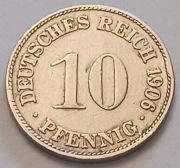 Niemcy 10 pfennig 1906 "D" mennica Monachium