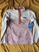 Columbia Benton Springs Half Snap Pullover II S – nowy polar damski różowy