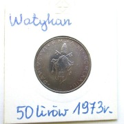50 Lirów 1973 r. Watykan