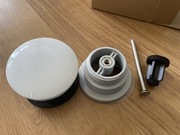 Korek kfa armatura klik klak i 2 wężyki przyłączeniowe do baterii