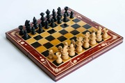 Szachy drewniane