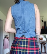 Kamizelka jeansowa lata 90 S