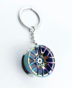 Metalowy brelok felga metal z powłoką anodową 