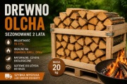 Drewno do WĘDZENIA OGNISKO GRILL Olcha sezonowane kominkowe opał 20kg