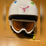 Kask firmy CEBE / 52 cm XX Small z goglami