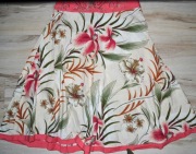 103^ Hangover letnia spódnica rozkloszowana bawełna hafty 36/38