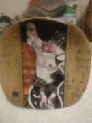 Talerz z obrazem Gustava Klimta 