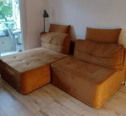 Naster narożnik rozkładany Agata meble bursztynowy Bonelli 