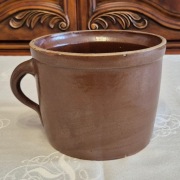 Garnek kamionkowy, Bochnia, średnica 20 cm, wysokość 15 cm